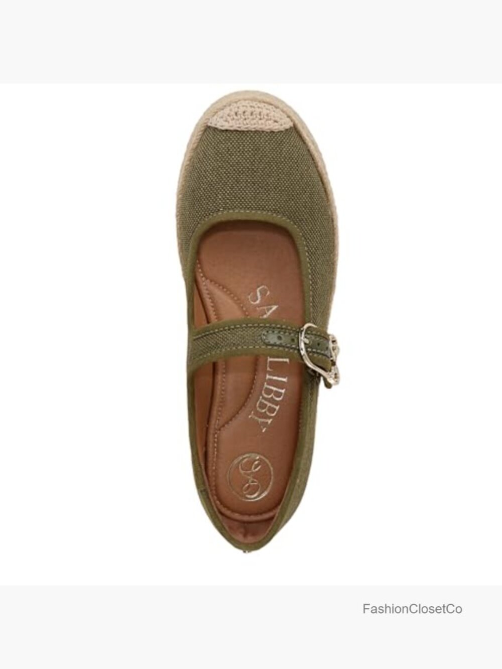 Sam & Libby Women's Isla Canvas Mary Jane Flat Slip-On Espadrille - Picture 5 of 7